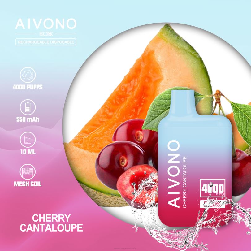 Aivono AIM BOXX 4000 Cherry Cantaloupe - T86D6223 Aivono Vape Price