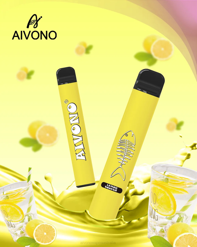 Aivono AIM FISHBONE 600 Lemon Squas - T86D6287 Aivono Vape Price