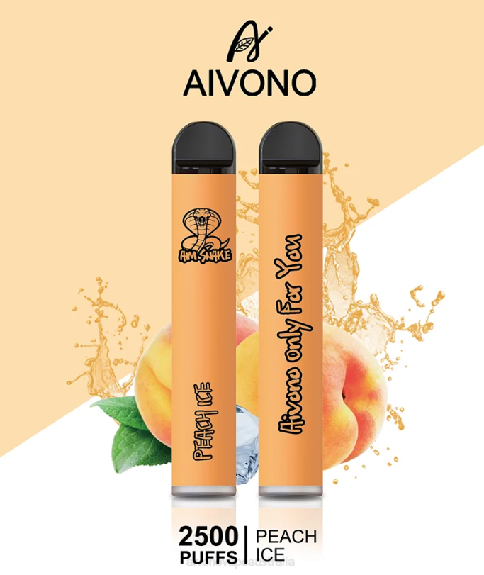 Aivono AIM SNAKE 2500 Peach Ice - T86D6316 Aivono Vape Australia