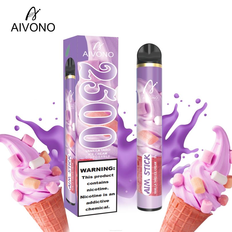 Aivono AIM STICK 2500 Vanilla Taro Ice Cream - T86D6147 Aivono Vape Price