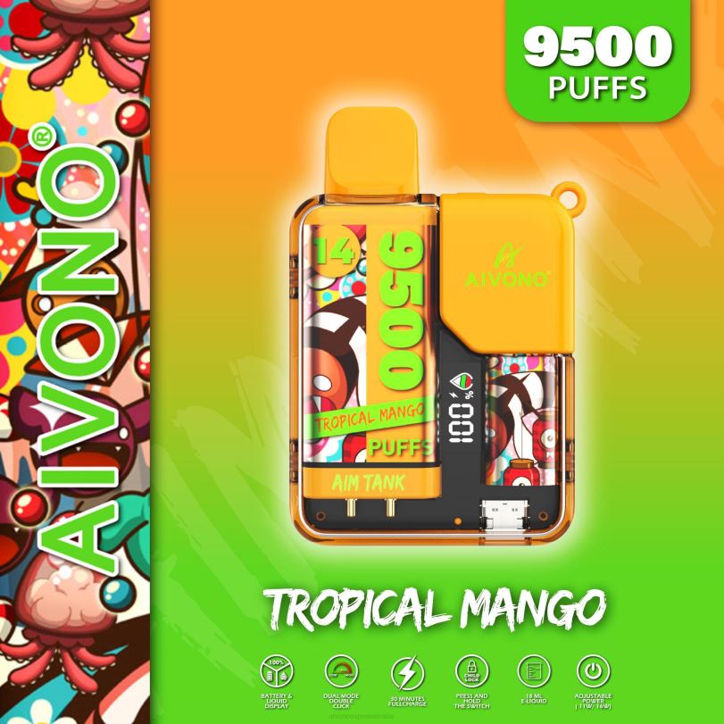 Aivono AIM TANK 9500 Tropical Mango - T86D639 Aivono Vape Price